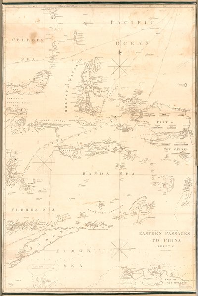 Relief Shown by Hachures. Depths Shown by Soundings. by J. Bateman